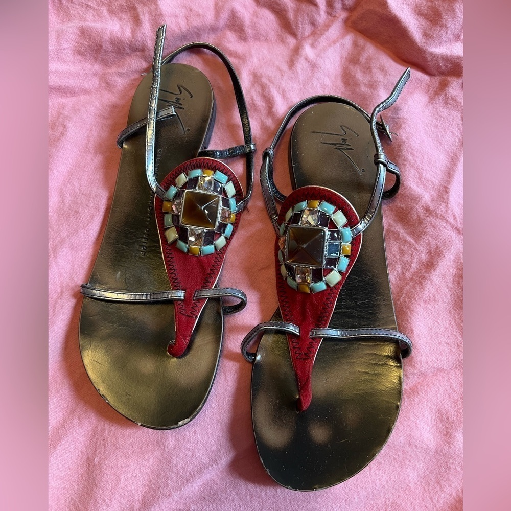 Giuseppe Zanotti Design Jewel Sandals
